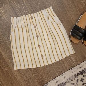 Love Tree Linen Skirt Size Large